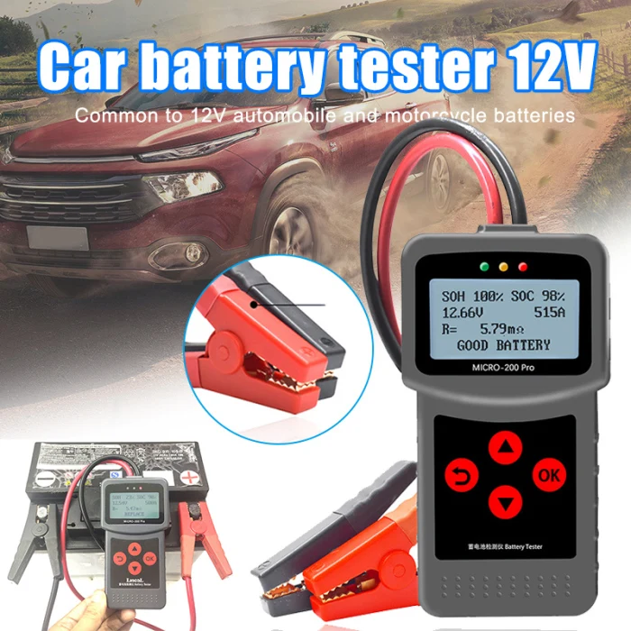 12V тестеры автомобильного аккумулятора диагностический инструмент портативный для автомобиля автомобильный магазин TSH