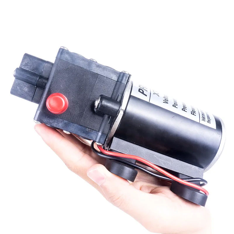 DC 12V 130PSI 6л/мин водяной мембранный самовсасывающий насос высокого давления 80 Вт