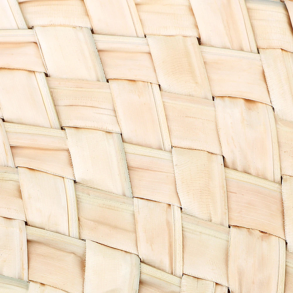 Manual Straw Hand Fans Hand-woven Palm Leaf Hand Fan Chinese Style Summer Cooling Mosquito Repellent Handmade Straw Fan hand fan