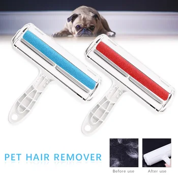 

Pet Hair Remover Dog Comb Tool Pet Hair Roller Remover Reusable Dog Cat Fur Brush Base Home Furniture Sofa Clothes Self-Cleaning