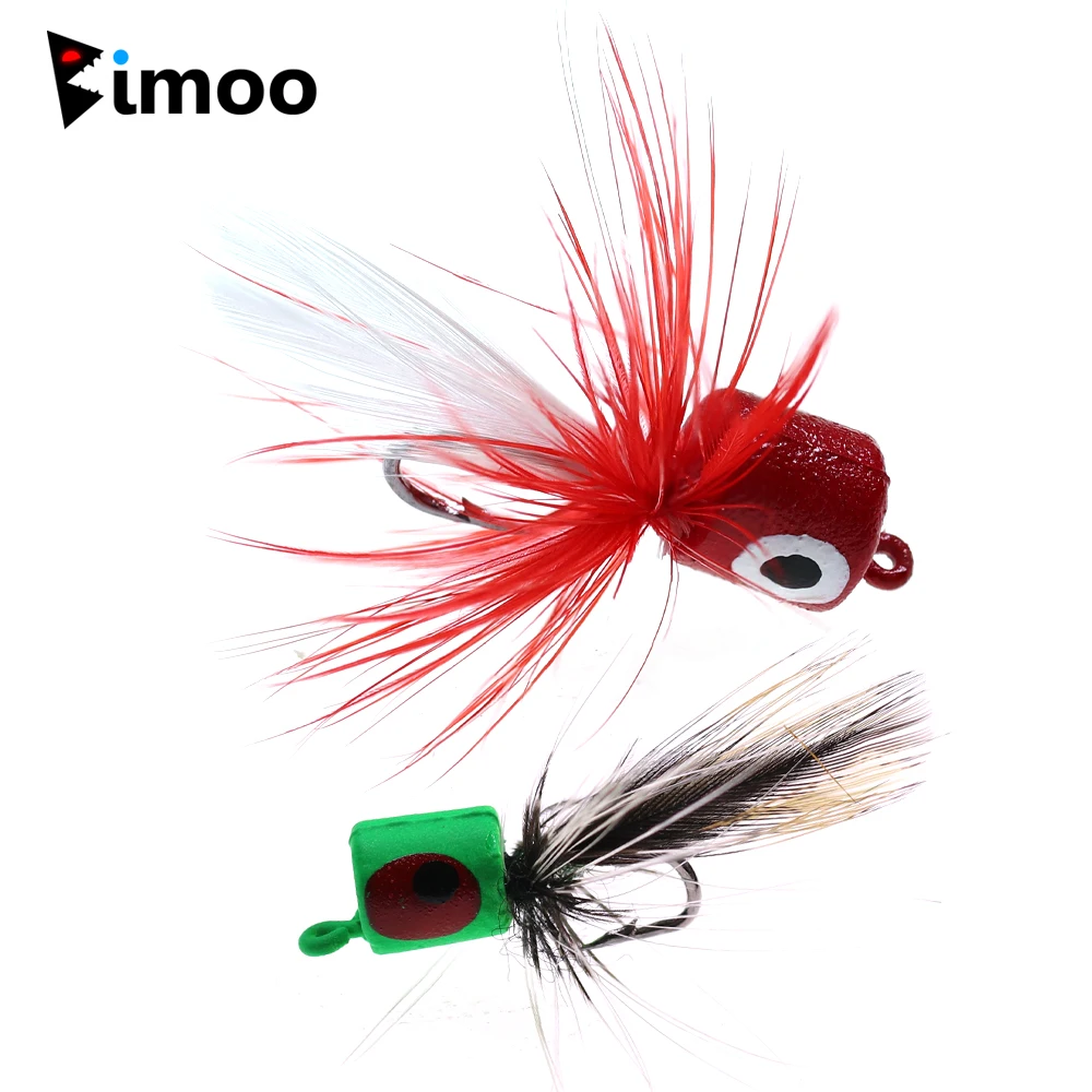 Bimoo 6 шт. поплавок из пены для рыбалки с мормышкой блесны окуня панфиша верхушка