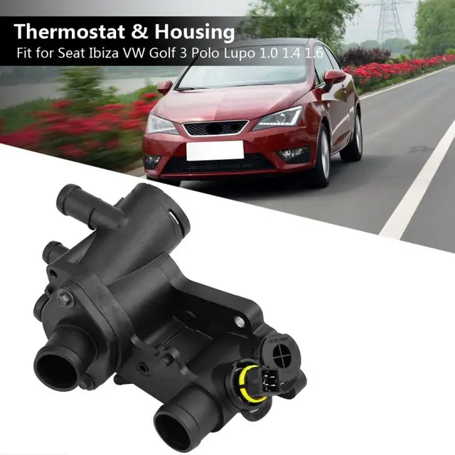 Car Thermostat Housing Senor 032121111N Coolant Flange for Seat Ibiza V W  Golf 3 Polo Lupo 1.0 1.4 1.6 - AliExpress