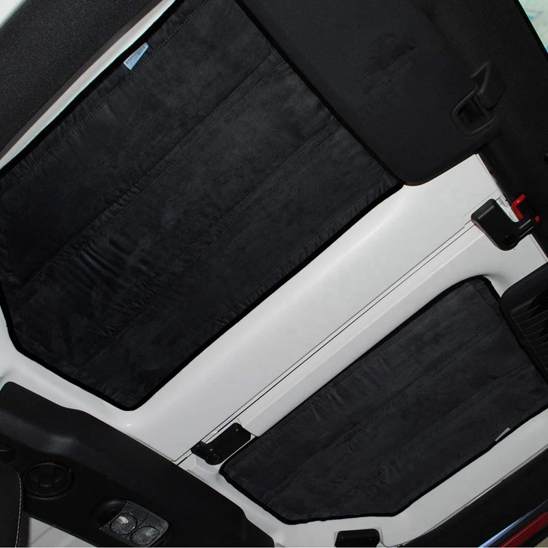 Для Jeep Wrangler Jk хедлайнер Hardtop изоляция 4 двери 2012- заднее стекло и потолок крыша теплоизоляция хлопок комплект автомобиля S
