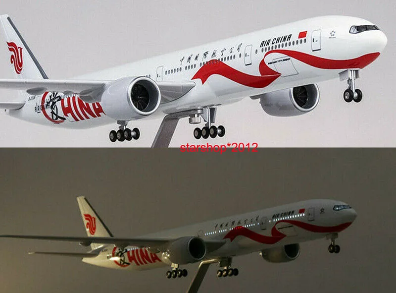 Детские игрушки 1/157 Boeing B777 AIR China модель самолета 47 см Смола Passanger самолет ariccraft w светодиодный светильник модель самолета ВВС