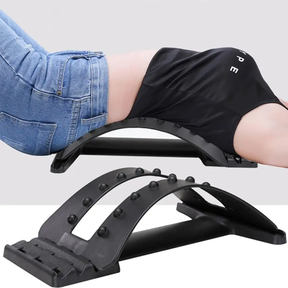 

Back Massager Stretcher Fitness Massage Equipment Stretch Relax Stretcher Lumbar Support Spine Pain Relief Chiropractic Dropship