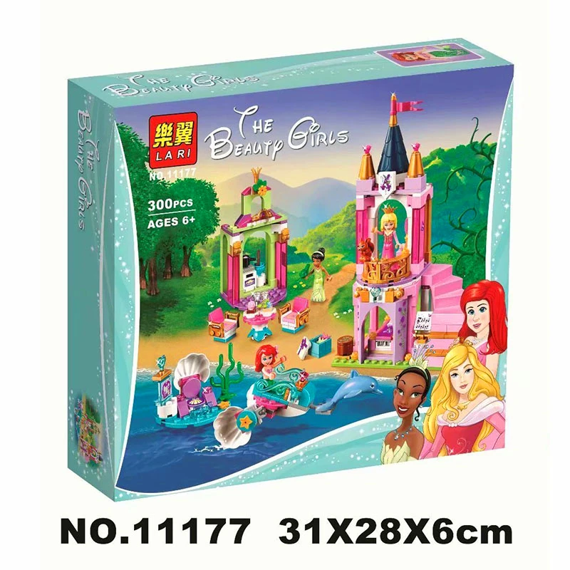11177 девочка Frinds Tiana's Royal Celebration фигурные блоки Рождественский подарок Строительные кирпичи игрушки для детей