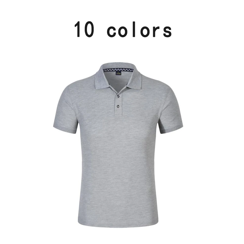 

2019 brand new solid color men's Polo shirt high quality men's polo shirt men's short sleeve jersey summer men's polo shirt S3XL