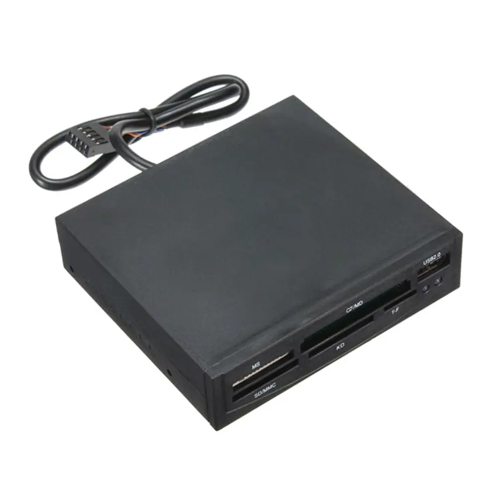 

3.5 inchs All-in-one Card Reader Integrated Internal Flash Memory Card Reader + USB 2.0 Hub For Floppy Disk Tray