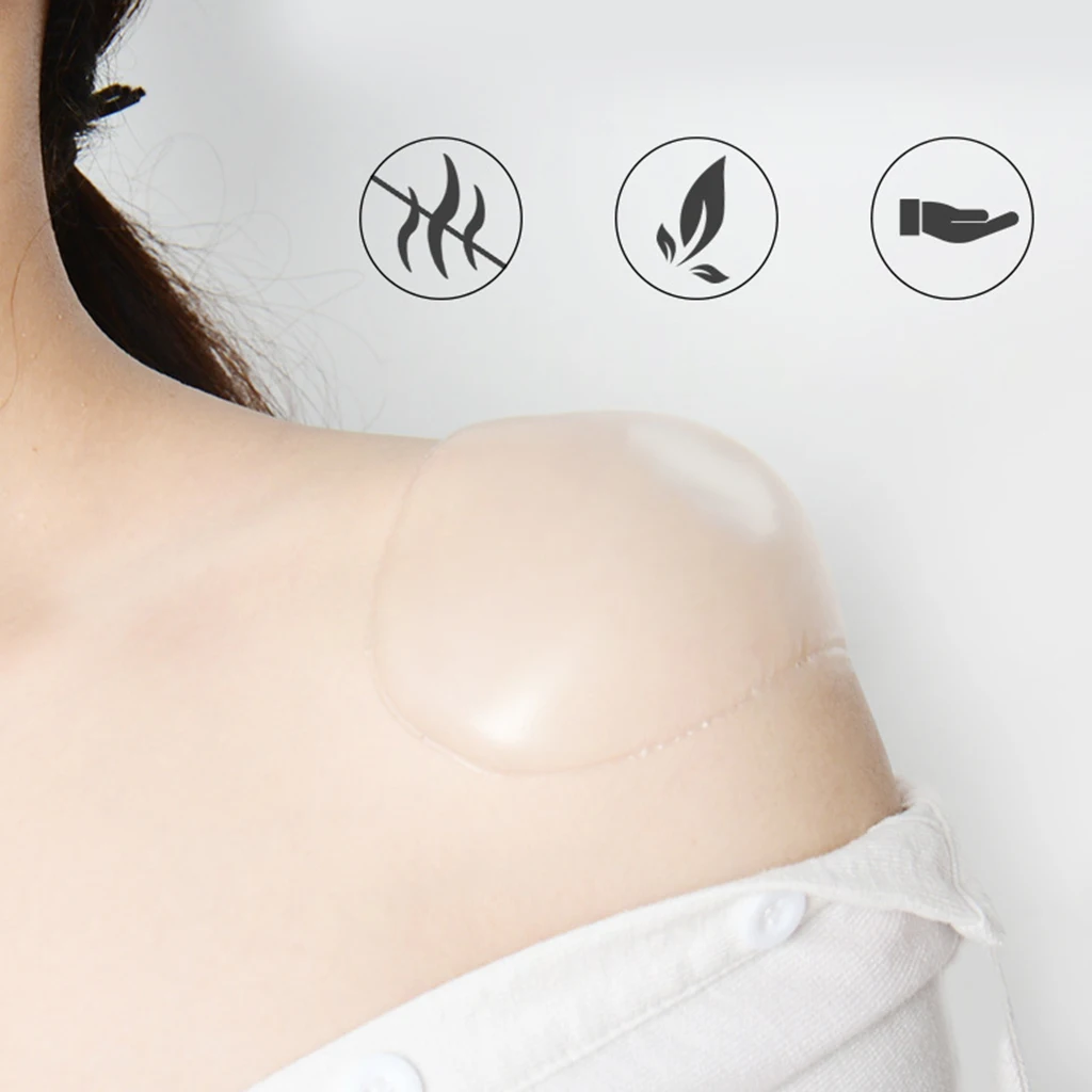 Women's Silicone Shoulder Push Up Pads Self Adhesive Shoulder Enhancer Pads