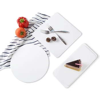 

Ceramic Western Dinner Plate Baking Tableware Square Cake New Plate Japanese-style Pendulum Sushi Kitchen Dinner Plate Tableware
