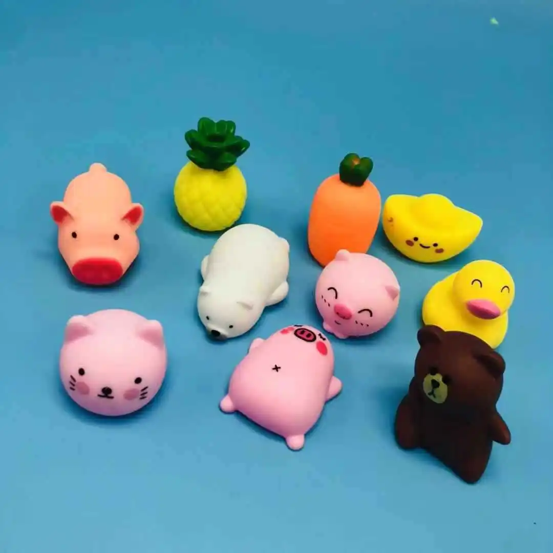 

3pcs/lot new cute 4.5cm dog toys pink screaming rubber pig pet toys squeak squeaker chew gift home decorations bathing for kids