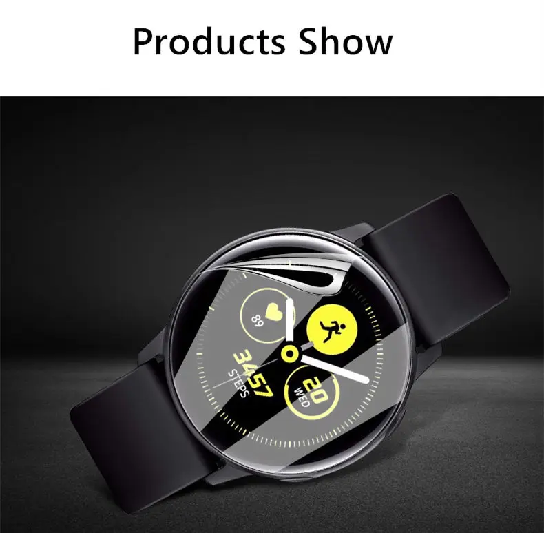 Полная защитная пленка для samsung Galaxy watch active 2 Защитная пленка для экрана 3D HD ультра-тонкие часы Active2 44 мм 40 мм аксессуары 44