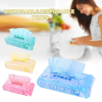 

Disposable Non-woven Fabric Cleaning Cloth Efficient Hanging Wash Cloth Kitchen Towels for Dishes Household Tools Accessories