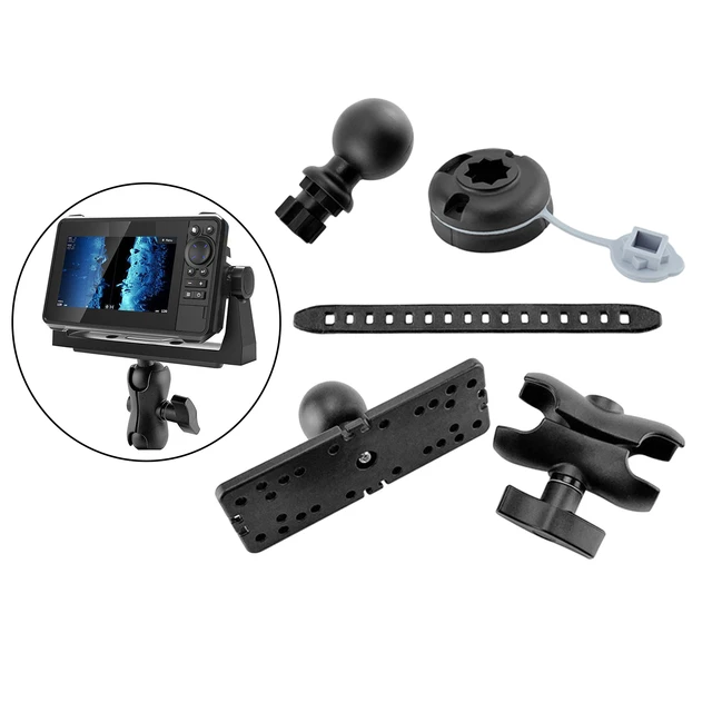 360 Degree Swivel Boat Fish Finder Mount Electronics GPS Mounting Holder  Plate for Fishing Boat, Kayak - AliExpress