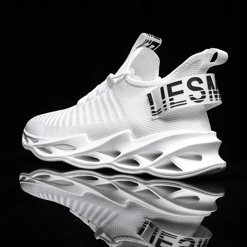 Sneakers Men Mesh Breathable Running Sport Shoes Unisex Light Soft Thick Sole Hole Couple Athletic Women | Обувь