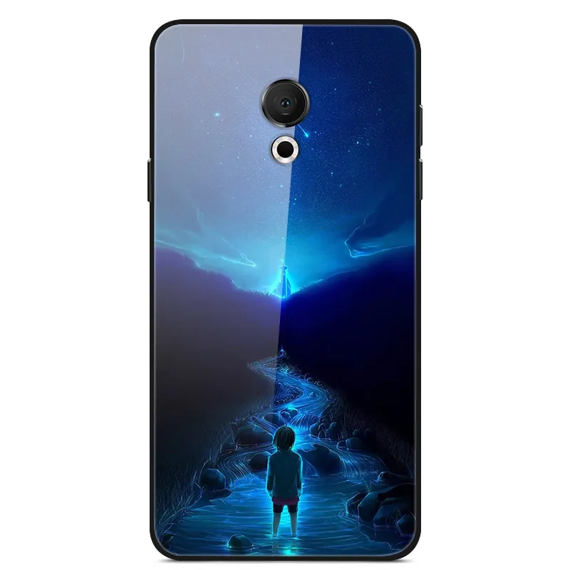 24 Для Meizu 15 Lite чехол M15 закаленное стекло Жесткий чехол для телефона s для Meizu 15 Lite задняя крышка 5,46 ''мягкий бампер для Meizu 15 Lite M 15 - Цвет: 24