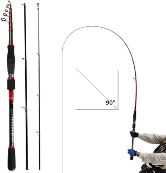 

Portable carbon fiber fishing rod deep sea telescopic fishing rod seawater freshwater bass offshore fishing rod boat fishing