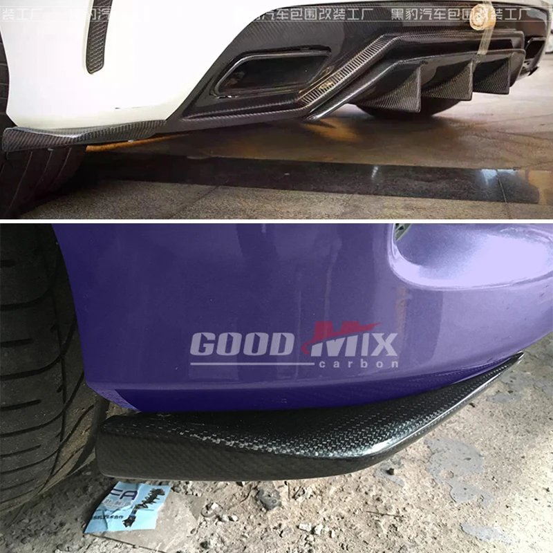 Рассеиватель заднего бампера разветвители Canards для Mercedes Benz A Class W176 A180 A200 A250 A45 AMG 2013