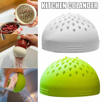 

Food Grade Silicone The Micro Kitchen Colander Kitchen Tools Strainer Sieve Multifunction Strainers Kitchen Accessories