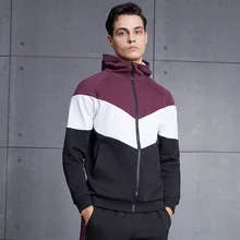 Vansydical новые спортивные термальные спортивные костюмы мужские куртки для бега спортивные куртки с капюшоном зимние тренировочные фитнес верхняя одежда сплайсированные цвета
