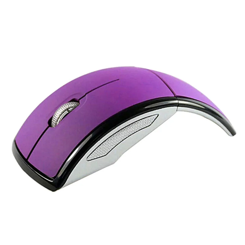 Wireless Mouse 2.4G Computer Mouse Foldable Folding Optical Mice USB Receiver for Laptop PC Computer Desktop Office Wireless