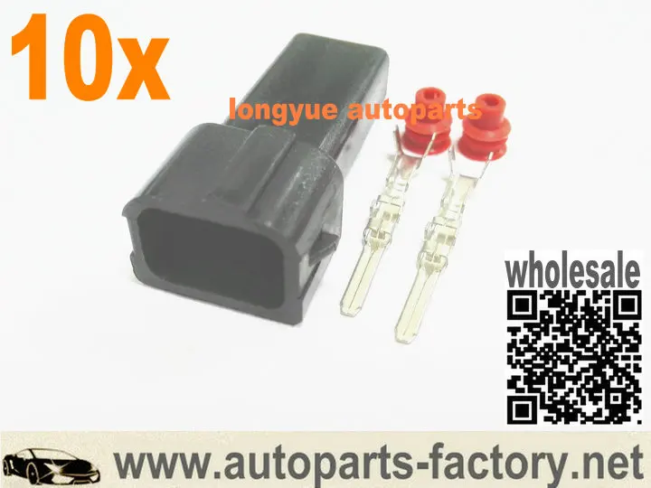 Longyue 10 компл. Мужской OBD2 RC DSM разъем топливной форсунки Honda Acura Civic Integra S2000