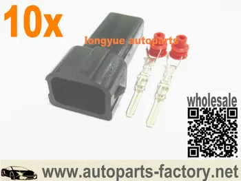 

longyue 10set Male OBD2 RC DSM Fuel Injector Connector Honda Acura Civic Integra S2000