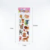 12 Sheets/Pack Kids Stickers 3D Puffy Bulk Cartoon Zoo Animal / Fruits Various Scrapbooking Stickers for Girl Boy Birthday Gift 6