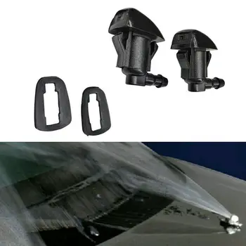 

For Toyota Washer nozzles Connector Parts Accessories Black Windshield
