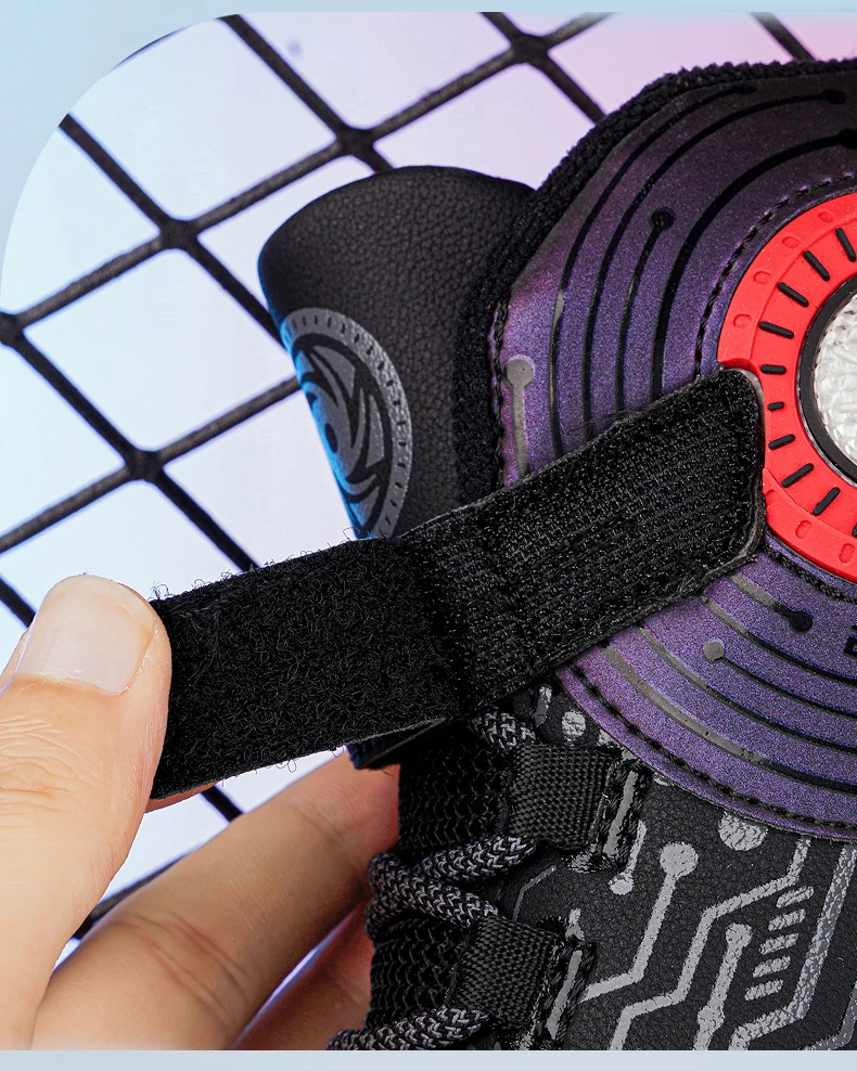 Kids Shoes Trend Cool Boy Outdoor Sneakers Lightweight Activity Supplies Leather Durable Children Casual Running Sport Booties