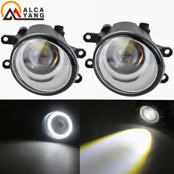 

For Toyota Auris 2012-2018 Car LED Bulb Fog Light Angel Eye DRL Daytime Running Light White 30W 3000LM 12V 2 Pieces