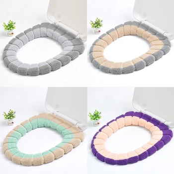 

Universal Warm Soft Toilet Seat Cover Mat Set for Home Decor Closestool Mat Seat Case Toilet Lid Cover Accessories