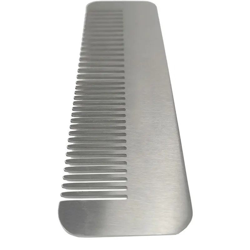 Stainless Steel Hairbrush Beard Brush Anti-static Massage Comb for Men V9-Drop