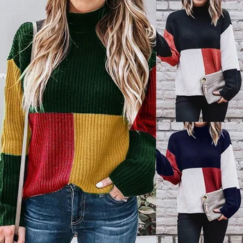 

Vintage Stylish Geometric Rhombic Cardigan Sweater Women 2020 Fashion Autumn Warm Long Sleeve Outerwear Chic England Style Tops