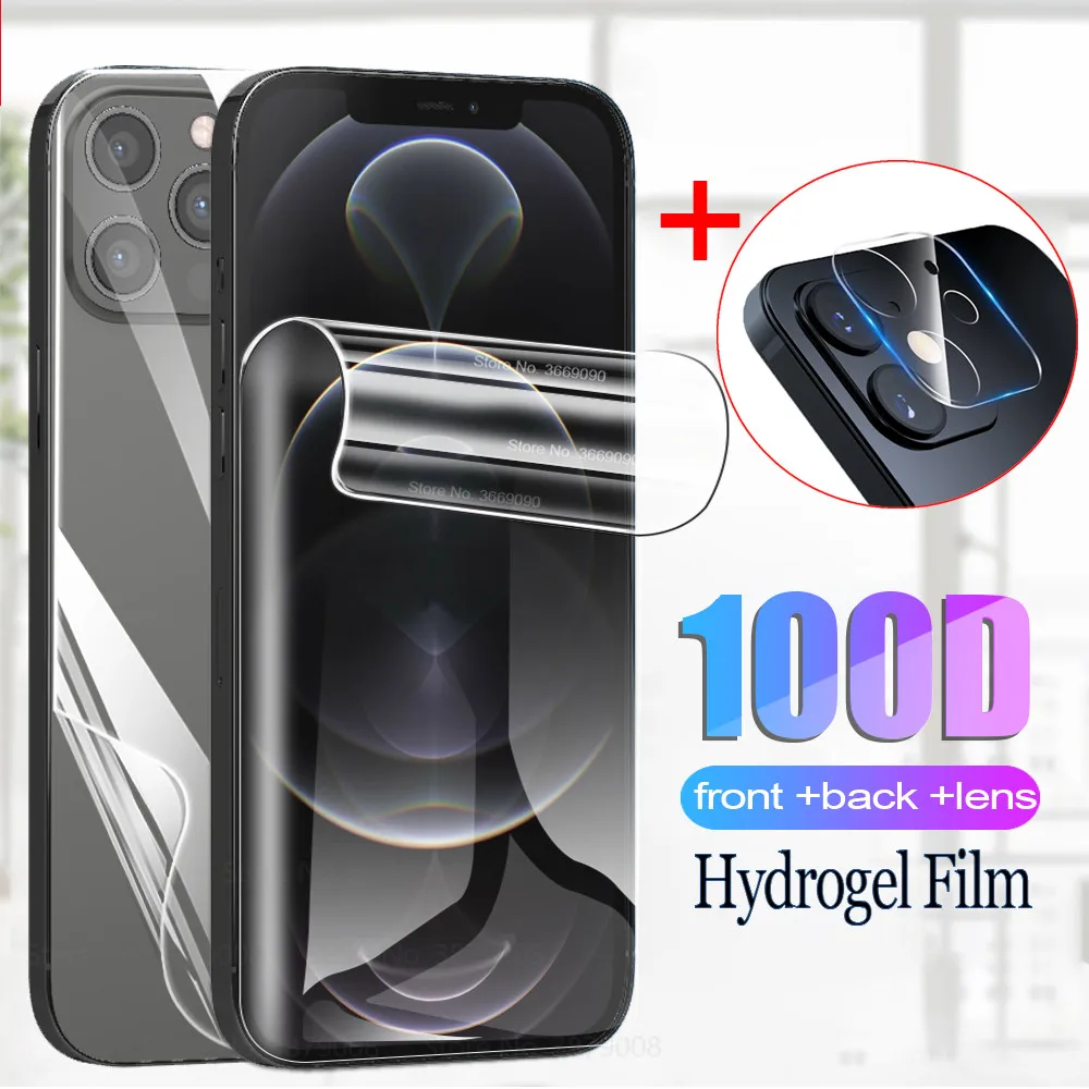 Hydrogel Film For Apple Iphone 13 Pro Max Phone Screen Protector For