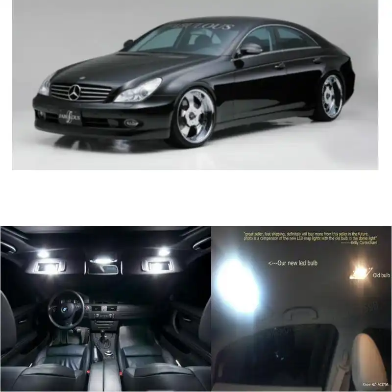 Led Innen Auto Lichter Fur Mercedes Benz Cls W219 05 10 Zimmer Dome Karte Lesen Fuss Tur Lampe Fehler Freies 19pc Signallampe Aliexpress