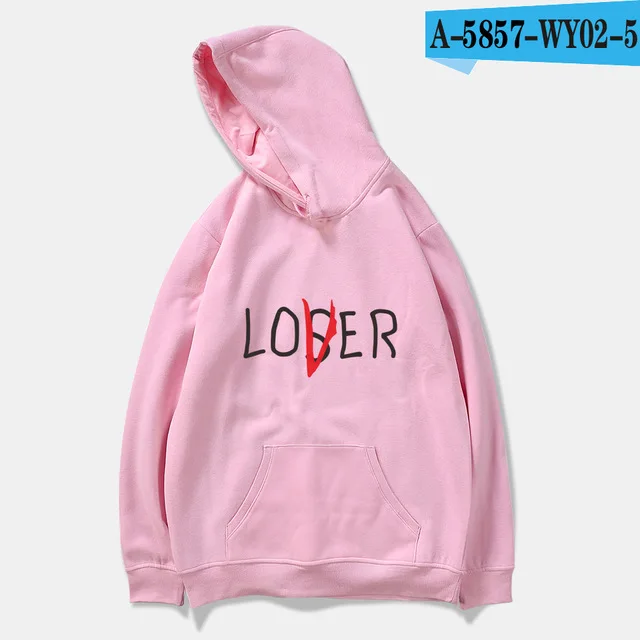 pink It lossers/клубный свитшот для мужчин, женщин и детей; толстовки с капюшоном для влюбленных; повседневные свитшоты унисекс; Новые Топы для влюбленных - Цвет: pink