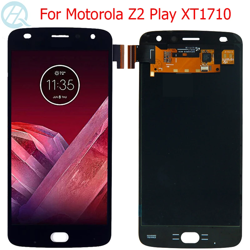 ЖК-дисплей XT1710 AMOLED для Motorola Z2 Play 5 дюйма с сенсорным экраном в сборе Moto XT1710-01/02/07/08/10