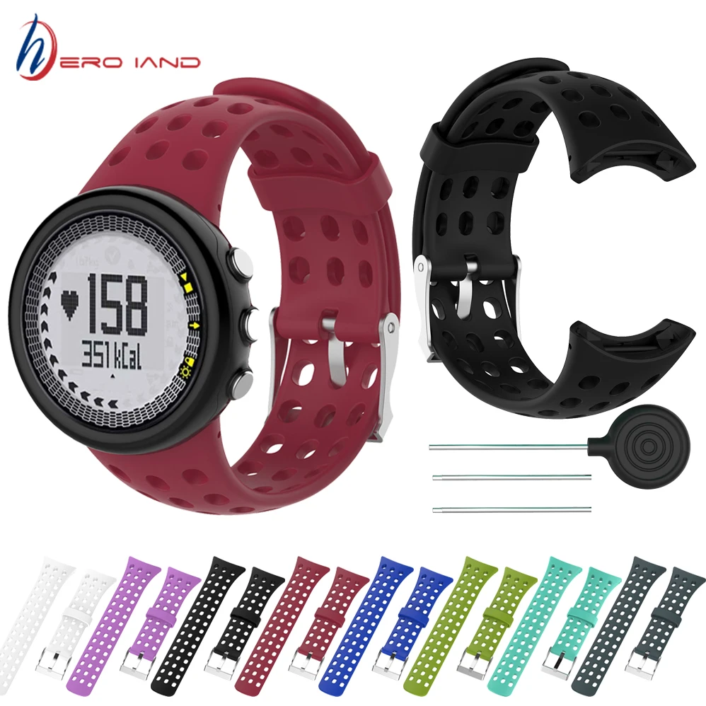 Для SUUNTO Quest M1 M2 M4 M5 M серии Смарт-часы мужские универсальные силиконовые часы