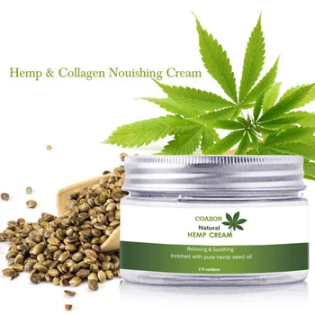 

60 ml Hemp Oil Cream Anti-aging Wrinkle To Fishtail Fine Lines Moisturizing Hydrating Nourishing Skin Care Q1