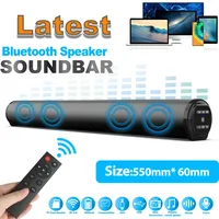 Potenti altoparlanti portatili per Sound Bar TV Soundbar Surround domestico Bluetooth cablato e Wireless per PC altoparlante esterno + telecomando