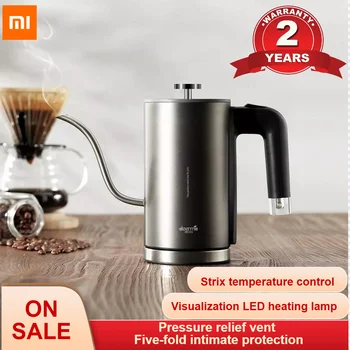 

Xiaomi Deerma DEM SC001 Electric Kettle Chaleira Smart Samovar Gooseneck Heated Kettle Teapot Kitchen Appliances Thermometer