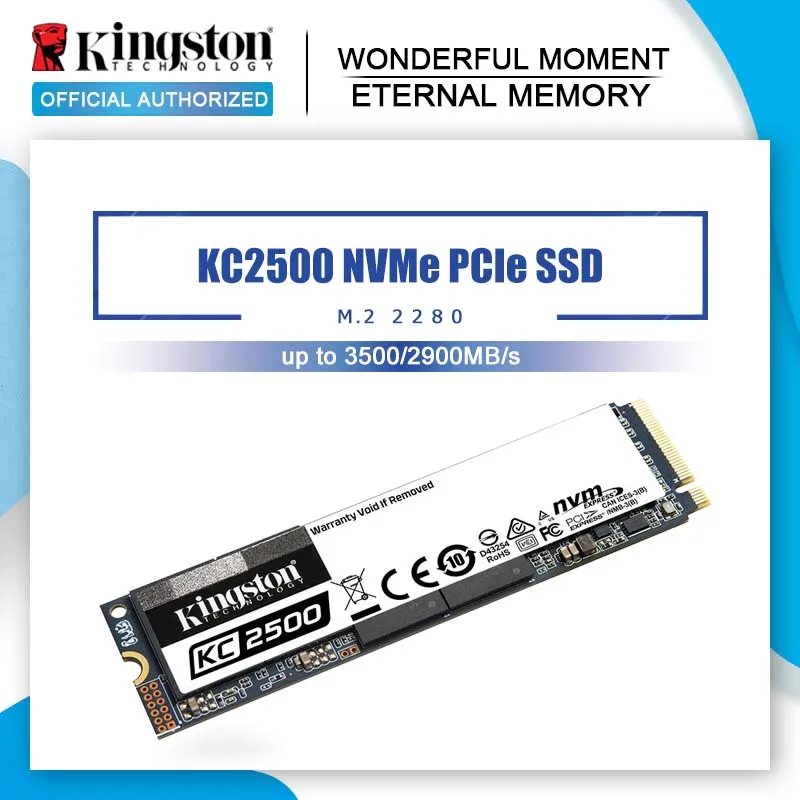 Kingston Kc2500 M.2 Ssd Da 250Gb 500Gb 1Tb 2Tb Interno Unità A Stato Solido M2 Nvme Pcie 3.0X4 Del Computer Portatile Del Desktop Ssd