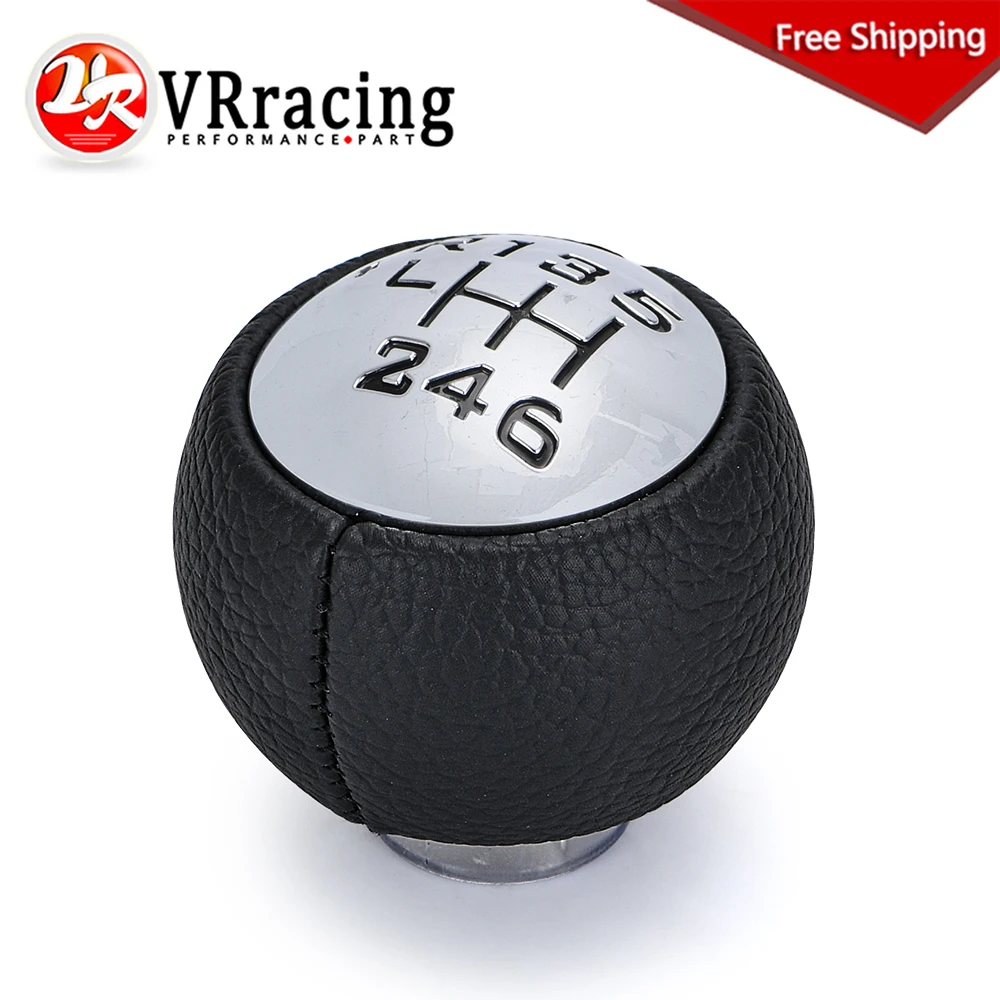 FREE SHIPPING 6 Speed Gear Shift Knob For Peugeot 307 308 3008 407 807