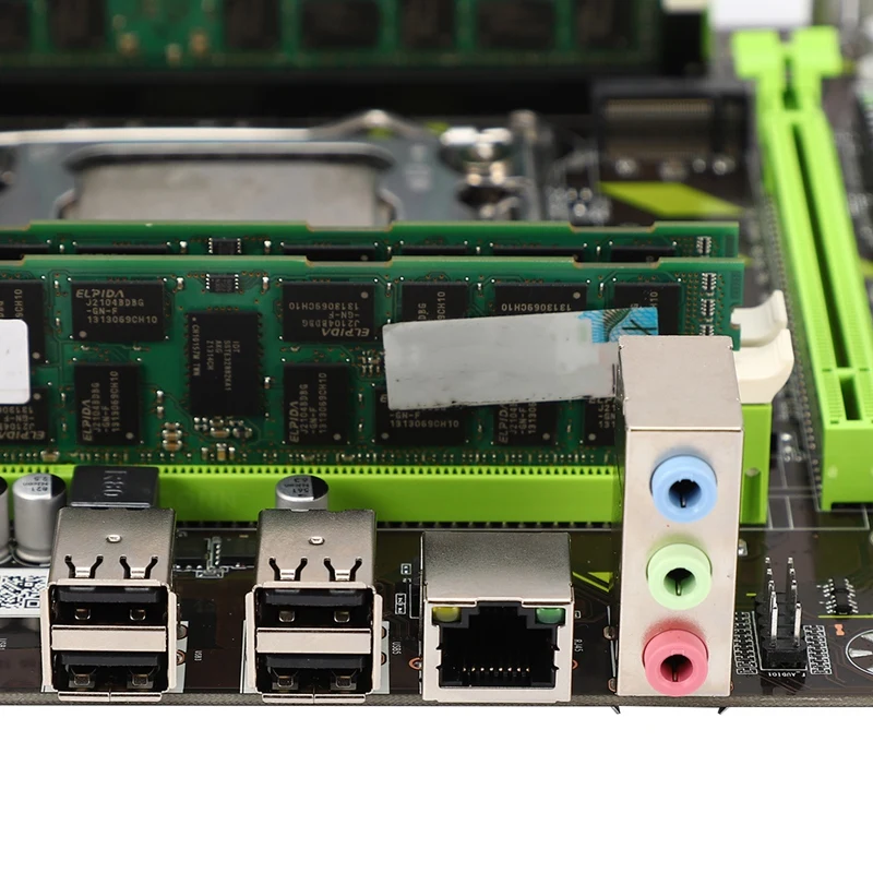 X79G LGA2011 практичная материнская плата для настольного компьютера с E5 2689 cpu 4x8G ECC ram