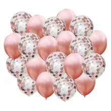 Новые горячие микс розовое золото конфетти латексные воздушные шары 12 дюймов вечерние воздушные шары детская игрушка в ванную свадебный душ Свадебные украшения