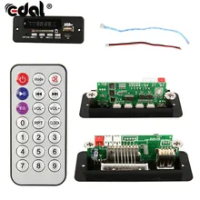 Беспроводной MP3-плеер декодер доска аудио модуль USB TF радио для автомобиля красный цифровой светодиодный с пультом дистанционного управления беспроводной Bluetooth