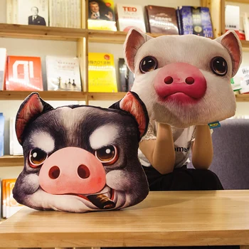 

Cartoon Dog 3D Printing Sofa Car Pillow Creativity Cushion Office Home Decoration Nap Cushion Sleeping Pillow Size 40cm