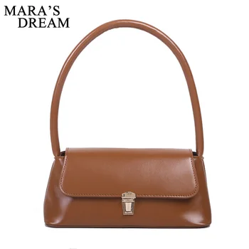 

Mara's Dream 2020 New Solid Color Ladies Niche Bag Simple and Versatile Portable Casual One-shoulder Large-capacity Bag