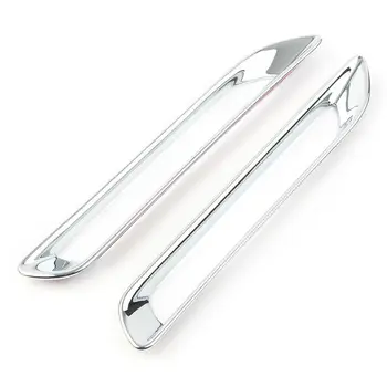 

Decor Fog Light Cover Frame For Toyota RAV4 2019 2020 Chrome Front+Rear Set